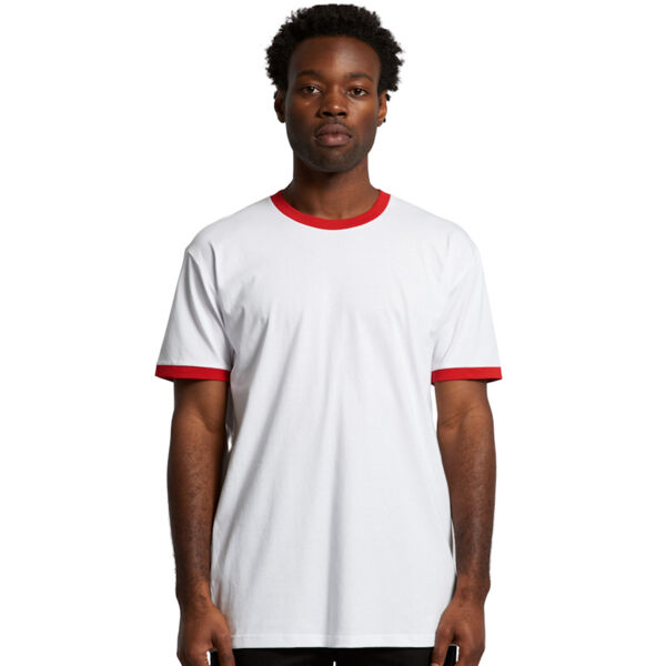 AS Colour Mens Ringer Tee Thumbnail