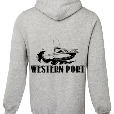 Reedy's Signature Grey Hoodie: Fishing Western Port   Thumbnail
